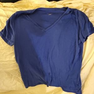 Merona V Neck 2x Short Sleeve Pre-owned T-shirt
